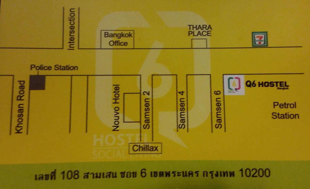 Albergue Q6 At 6 Bangkok Exterior foto